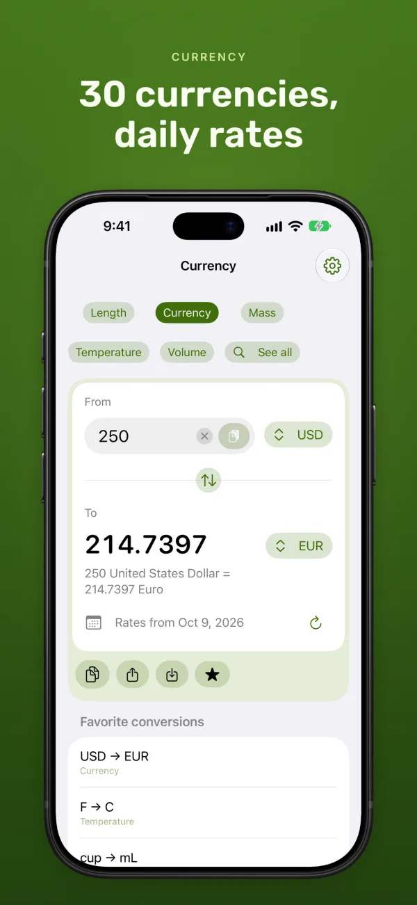 ConvertMyUnits screenshot