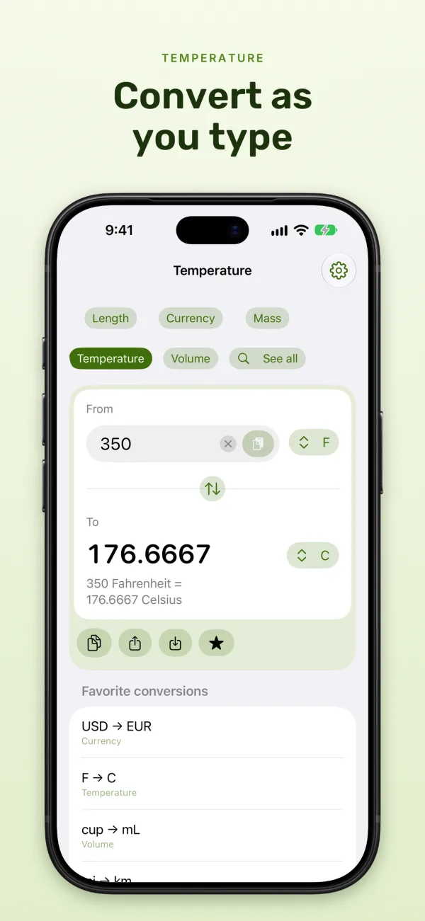 ConvertMyUnits screenshot