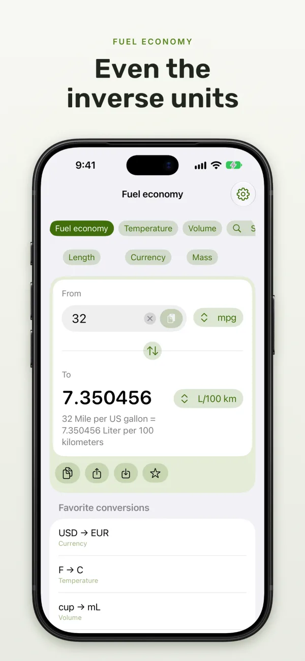 ConvertMyUnits screenshot