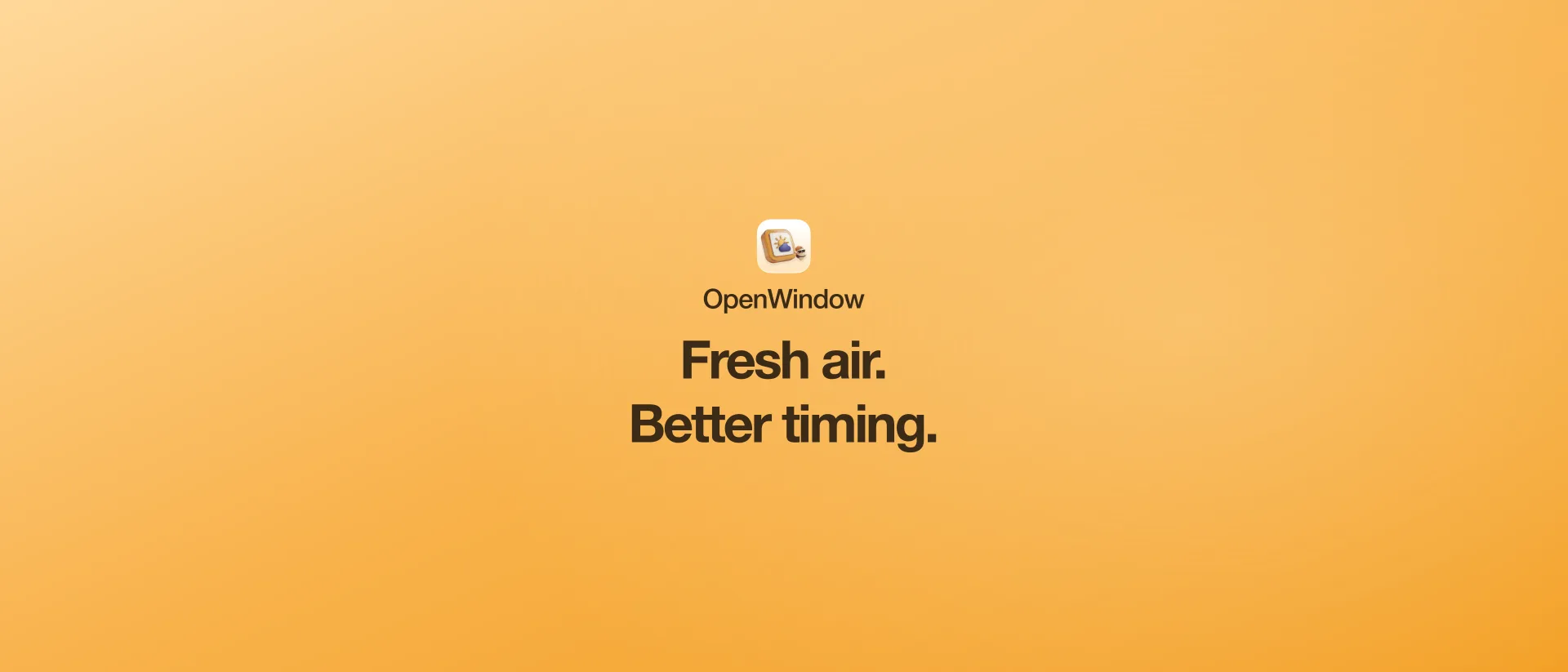 OpenWindow: Find a better time for fresh air