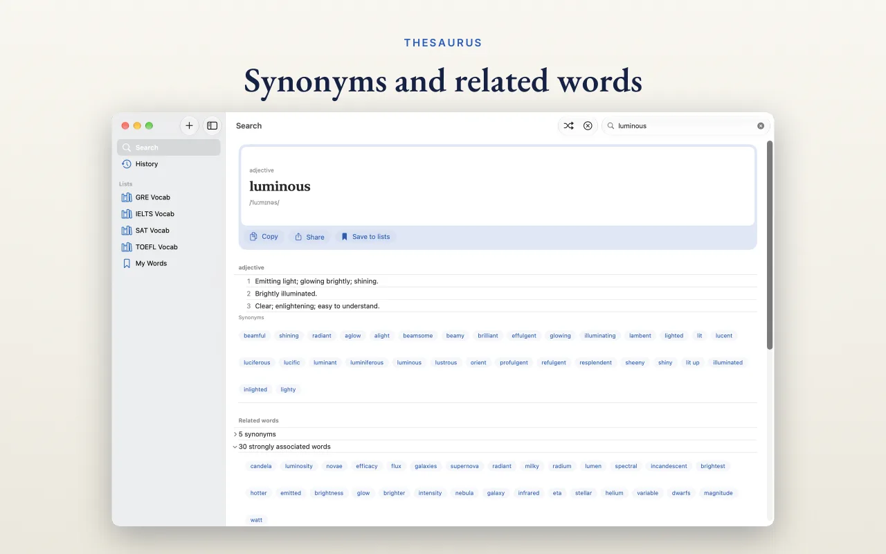 WordDefiner screenshot